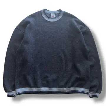 90s JERZEES SUPER SWEATS 리브 라인 사슴 맨투맨