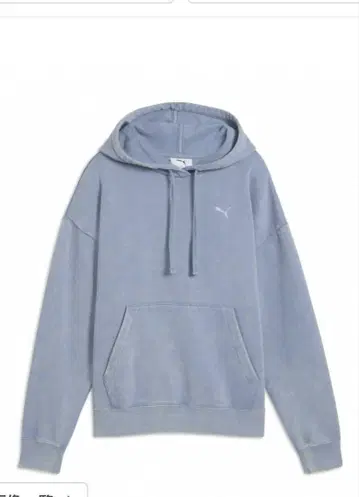PUMA 릴랙스 후드티 스카이블루