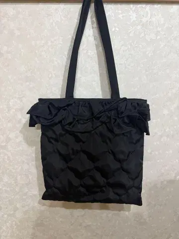 아오키 미사코 시마무라 프릴 퀼팅 토트백