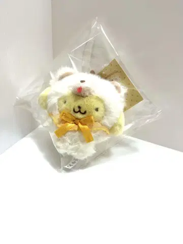 새상품 푹신푹신 인형 마스코트 홀더 폼폼푸딩 산리오 키티