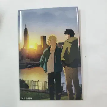 BANANA FISH 아쉬 오쿠무라 에이지 캔뱃지 Cafe and Bar