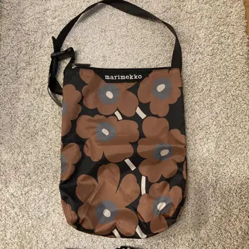marimekko 플라워 패턴 숄더백