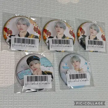 타이가 캔뱃지 5개 세트