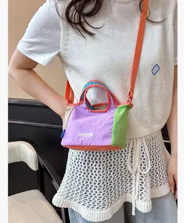 컬러풀 숄더백