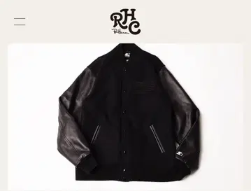 RHC x STARTER 가죽 바시티 자켓 론 헤르만
