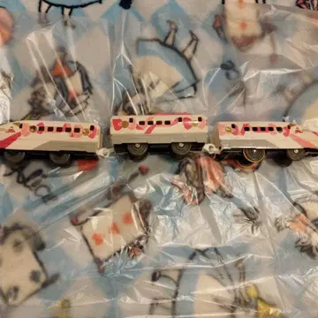 캡슐 프라레일 3량 세트 화이트/핑크