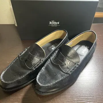 새상품급 Kenford 페이즐리 로퍼 28.5 블랙