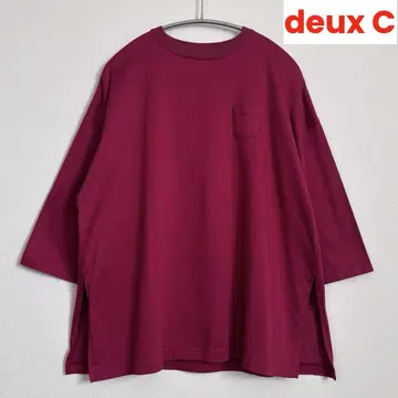 두세이 deux C 실켓 코튼 풀오버 [7부 소매]