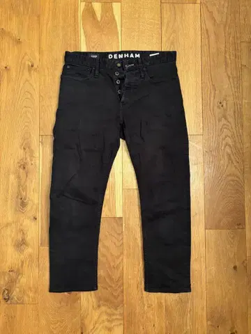 DENHAM 덴함 블랙 데님 슬림 핏 W29
