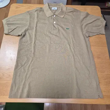 LACOSTE 라코스테 반팔 피케 셔츠 카푸치노 L1212 사이즈 4