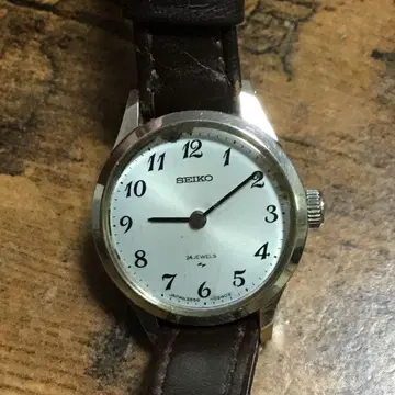 레어! SEIKO 2559-0020 멋진 수동 와인딩 여성용 손목시계
