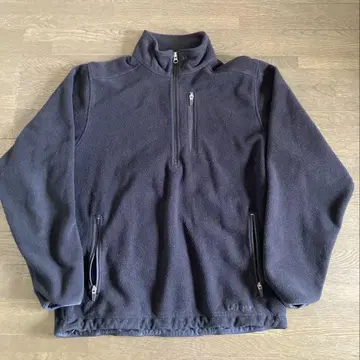 [ L.L.Bean ] 플리스 자켓 하프 지퍼 블랙 구제 의류