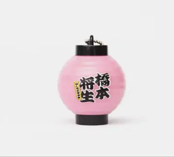 [하시모토 마사오] 이름 각인 빛나는 초롱 키링 핑크
