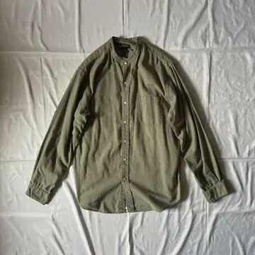 구제 의류 90s LANDSEND 랜드스엔드 긴팔 노카라 셔츠