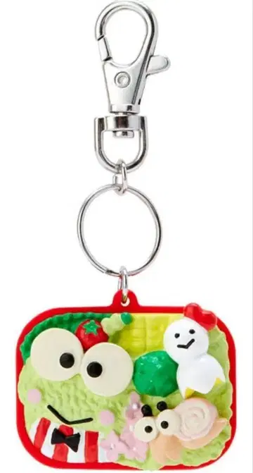 산리오(SANRIO) 케로케로케로피 캐릭터 도시락풍 키링