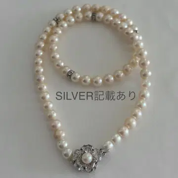 목걸이 앤티크 빈티지 액세서리 펄 진주 silver