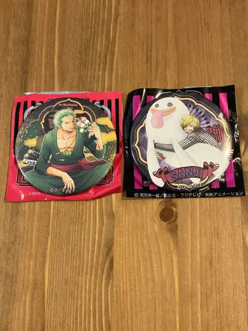 ONE PIECE 조로 상디 캬라 캔뱃지