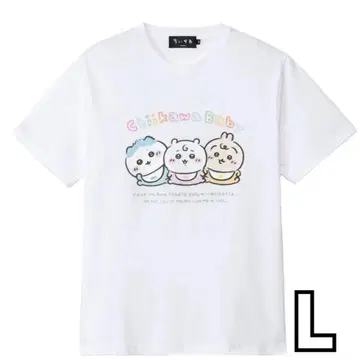 치이카와 (먼작귀) Chiikawa 베이비 T셔츠 트리오 화이트 L