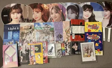 NiziU 미이히 부채 등 트레이딩 카드 CD 대량 세트 팜플렛