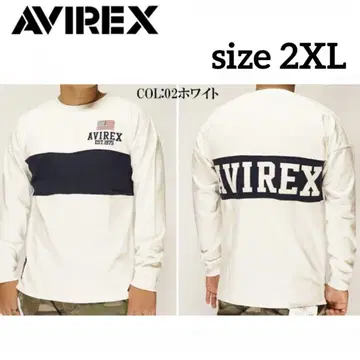 [ AVIREX 아비렉스 ] 빅 로고 와펜 자수 트레이닝복 2XL