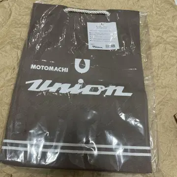 새상품 Union 그레이 백 모토마치 유니온 요코하마 소고 한정판