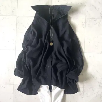 컨디션 최상 두지엠 클라세 WIDE LINEN 셔츠 루즈핏 린넨 100