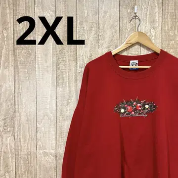 빈티지 맨투맨 아메카지 트레이닝복 속기모 남성용 레드 구제 의류