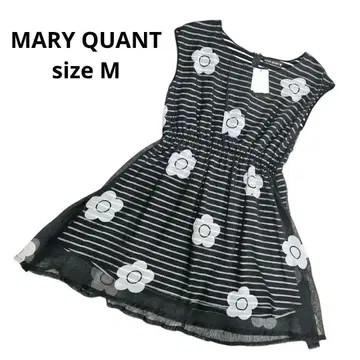 새상품 MARY QUANT 마리콴트 도킹 원피스 꽃무늬 M