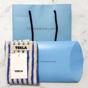 [ 미사용 새상품 ] TEKLA 테클라 핸드 타월 코스탈 스트라이프