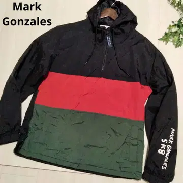 Mark Gonzales 나일론 자켓 아노락 후드티 L