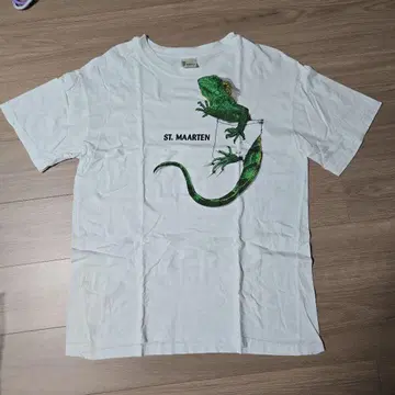 ST. MAARTEN 이구아나 셔츠 XXL