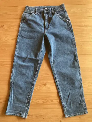 미사용 새상품 UNIQLO 유니클로 워크 와이드 팬츠 S 사이즈 데님