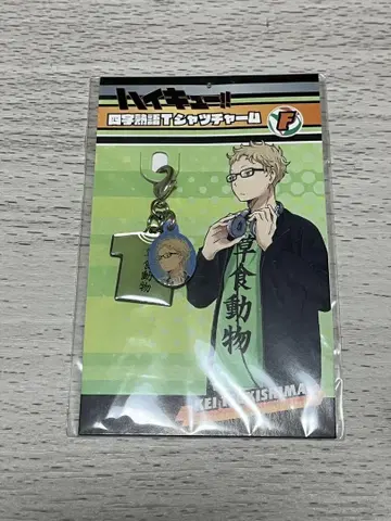 하이큐 츠키시마 츠키시마 케이 사자성어 T셔츠 참 레어