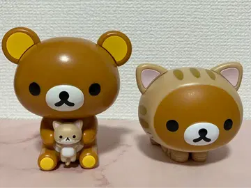 캡슐 캐릭터 리락쿠마 2 고양이 안은 리락쿠마 고양이 리락쿠마