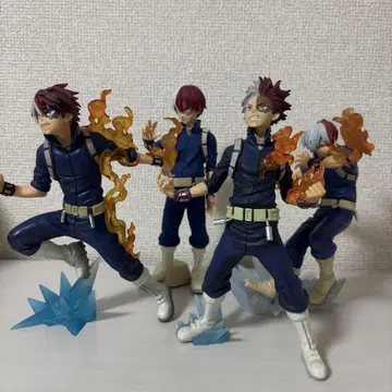 히로아카 제일복권 토도로키 쇼토 피규어 4점 묶음 판매