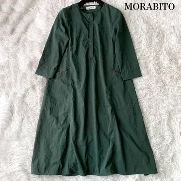 MORABITO 나일론 와셔 롱 원피스 소가죽 38 사이즈