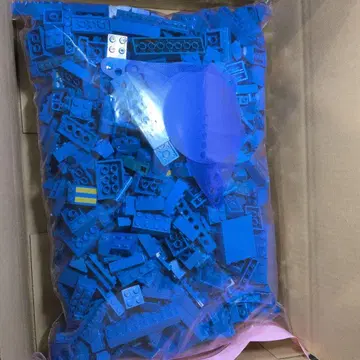 LEGO 파랑 부품 80개 박스 약 1800g