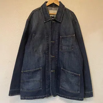 빅 사이즈 XL GAP 데님 커버올 00s 빈티지 가공 Y2K