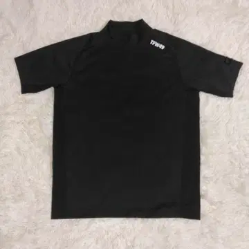 TFW49 반팔 모크넥 셔츠 XL 블랙
