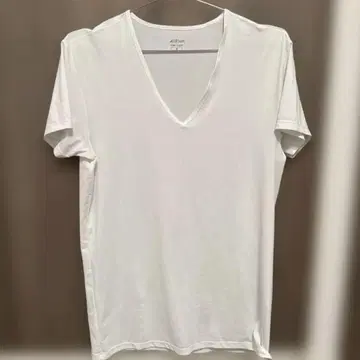 에어리즘 V넥 화이트 5개 묶음 판매