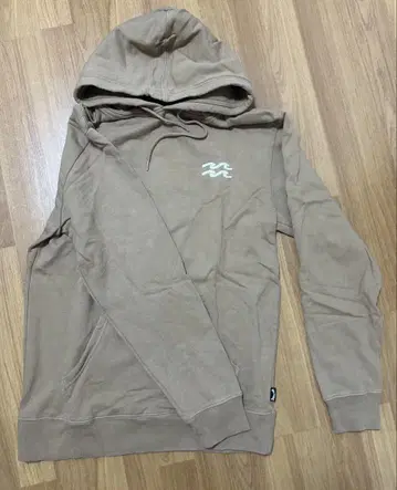 BILLABONG 베이지 후드 부착 후드티 M