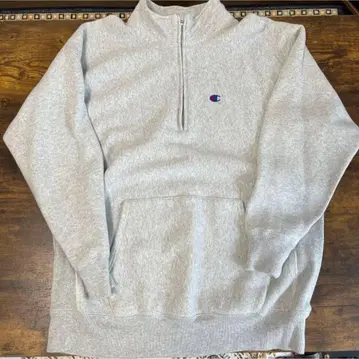 Champion x 프릭스스토어 별주 하프 지퍼 맨투맨