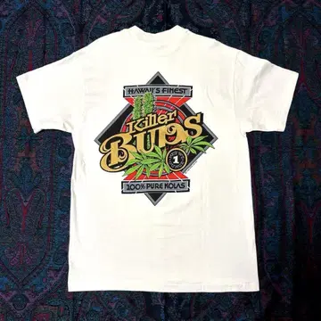 90s 남성용 USA제 마리화나t셔츠 바츠