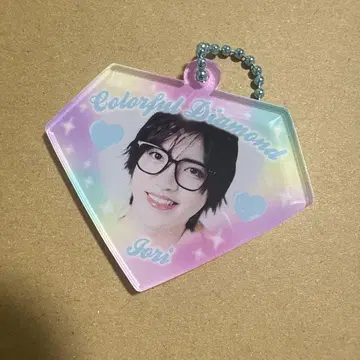 컬러풀 다이아몬드 키링 아크릴 키링