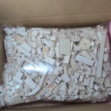 LEGO 화이트 부품 80박스 가득 약 1800g