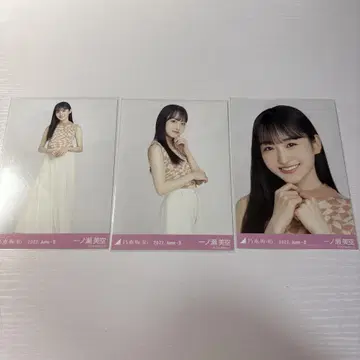 노기자카46 브로마이드 이치노세 미쿠 슬리브리스 니트 컴프