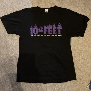 10-FEET 티셔츠 블랙
