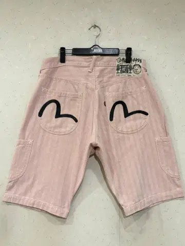 신 에비수 신두 에비수 에비스 LOT 2001 하프 숏 데님 팬츠