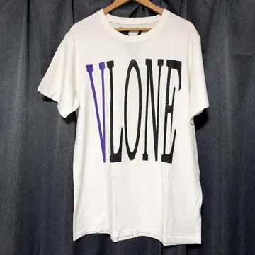 VLONE 티셔츠 화이트/퍼플