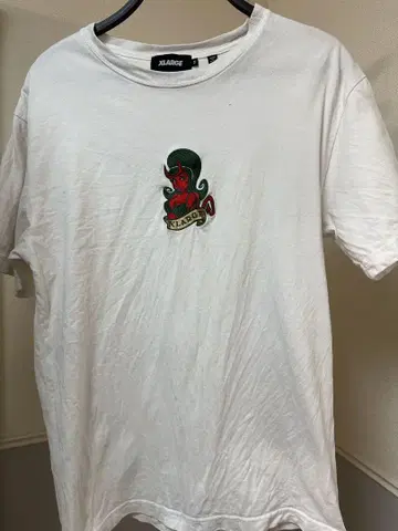 XLARGE 화이트 T셔츠 남성용 여성용